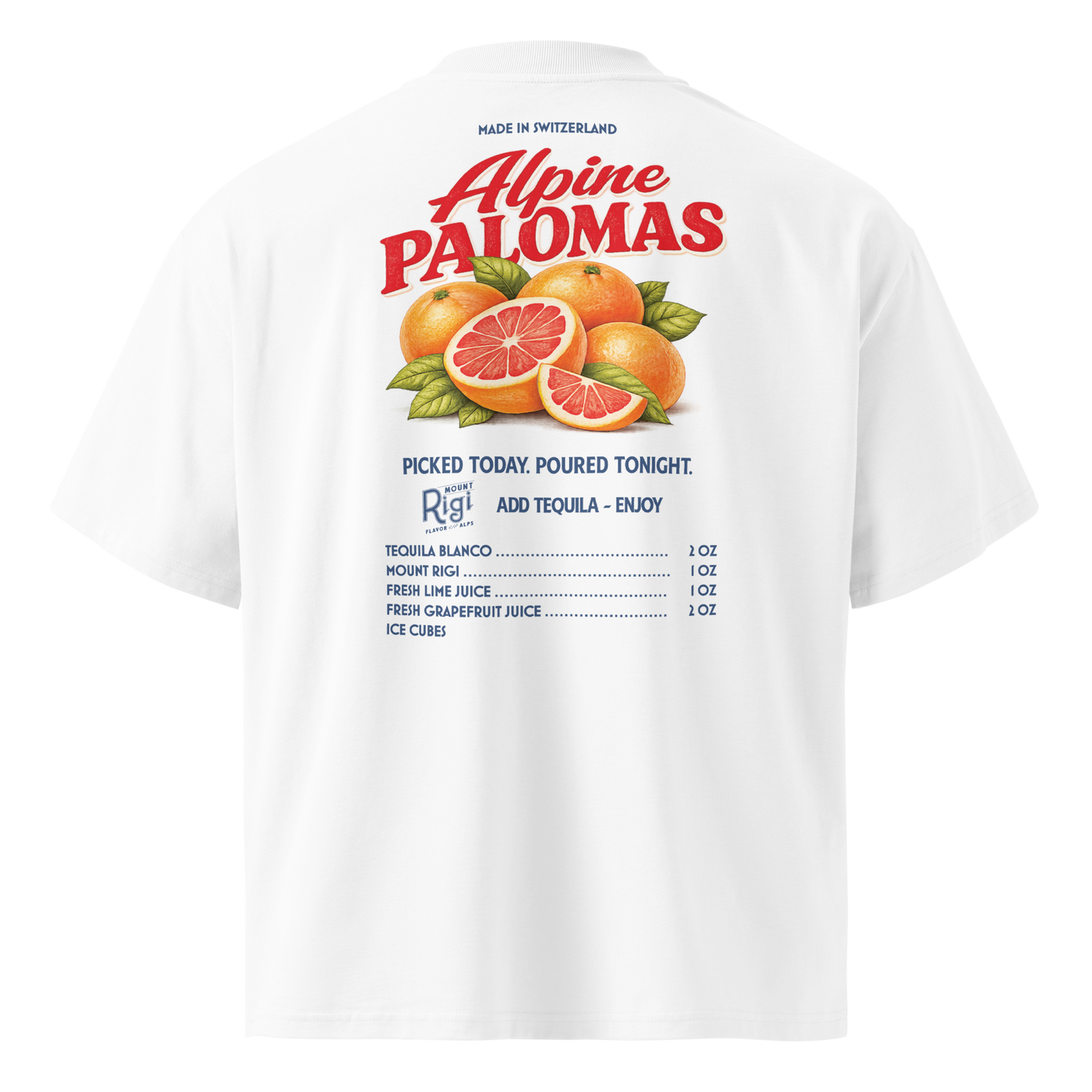 Mount Rigi Alpine Paloma Oversized Tee
